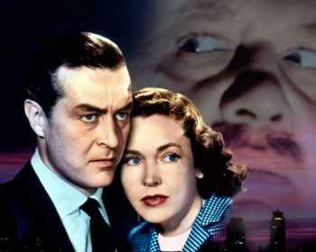 (The Big Clock, USA 1948) Rikosjännärien harvinainen klassikko, jossa lehtimiehestä yritetään tehdä syntipukki hänen pomonsa tekemään murhaan. O: John Farrow. N: Ray Milland, Charles Laughton, Maureen O'Sullivan. HD. Kuvassa George Stroud (Ray
Milland),
Georgette Stroud (Maureen O'Sullivan) ja takana Earl Janoth (Charles Laughton).
Yle Kuvapalvelu